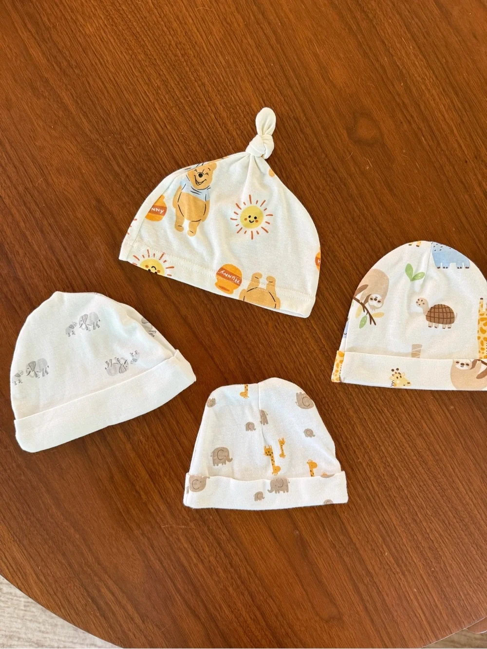 Assorted Baby Cotton Hats Set